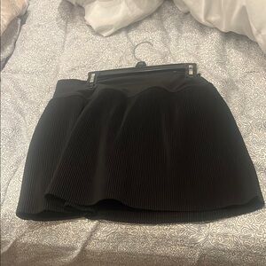 Target Black Ruffled Bubble Mini Skirt